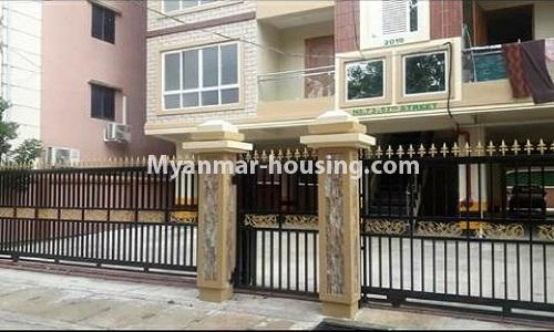 Myanmar real estate - for sale property - No.3367 - Newly built mini condominium room for sale in Hlaing! - building view