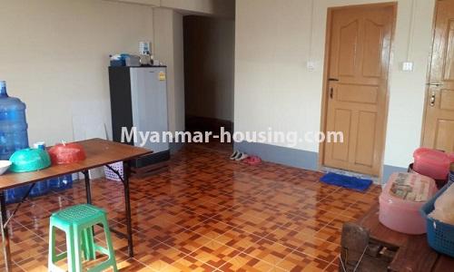 Myanmar real estate - for sale property - No.3367 - Newly built mini condominium room for sale in Hlaing! - dining area view