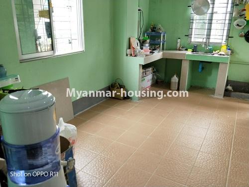 Myanmar real estate - for sale property - No.3371 - First floor apartment for sale in Thin Gan Gyun Township. - kitchen view