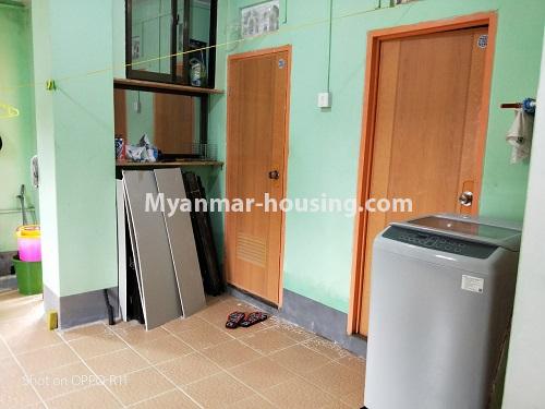 Myanmar real estate - for sale property - No.3371 - First floor apartment for sale in Thin Gan Gyun Township. - another view of kitchen area