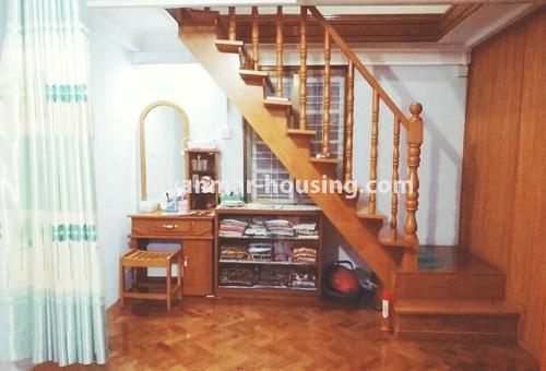 缅甸房地产 - 出售物件 - No.3375 - Landed house for sale near Kyauk  Kone Traffic Point, Yankin! - stair view