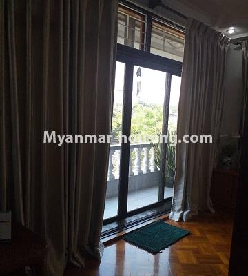 缅甸房地产 - 出售物件 - No.3382 - Apartment for sale in Kha Paung Housing, Hlaing! - balcony view