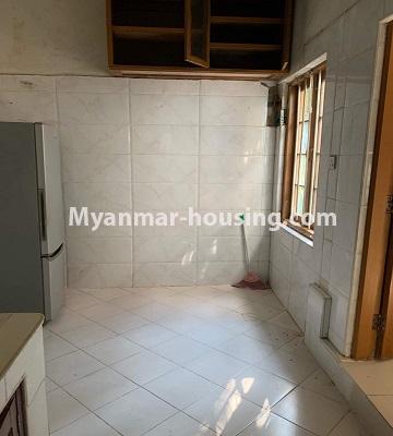 Myanmar real estate - for sale property - No.3386 - Landed house for sale in Thanlyin! - kitchen area view