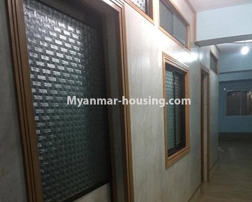 Myanmar real estate - for sale property - No.3388 - Lower Level apartment near Thanthumar Road for sale in South Okkalapa! - bedroom walls view