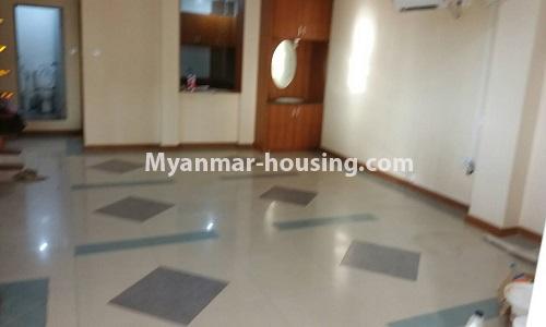Myanmar real estate - for sale property - No.3389 - Pent house with the panoramic view for sale in Yankin! - dining area view