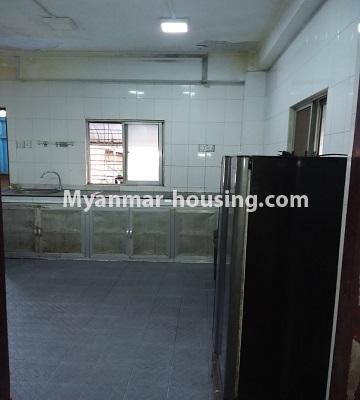 Myanmar real estate - for sale property - No.3391 - First floor two bedroom apartment for sale in Yankin! - kitchen view