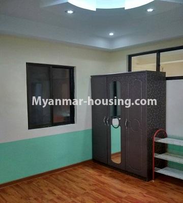 Myanmar real estate - for sale property - No.3396 - Decorated Ruby 36 Condominium room for sale in Kyaukdadar! - master bedroom view