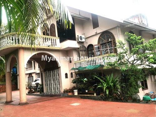 Myanmar real estate - for sale property - No.3397 - Two houses in the same yard for sale in Golden Valley, Bahan! - house view