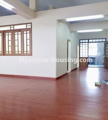 Myanmar real estate - for sale property - No.3398 - Decorated three bedroom condominium room for sale in Downtown! - another view of living room and corridor