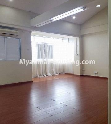 Myanmar real estate - for sale property - No.3398 - Decorated three bedroom condominium room for sale in Downtown! - another view of living room