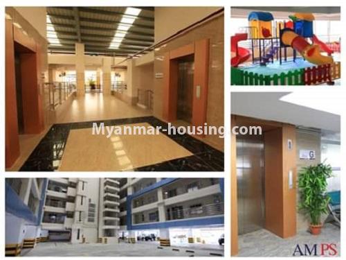 Myanmar real estate - for sale property - No.3401 - Pent House with Yangon River View for sale in Botahtaung! - playground, lift, car parking view