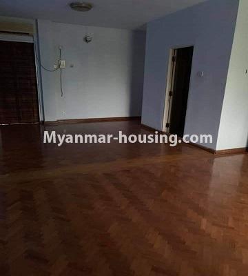 缅甸房地产 - 出售物件 - No.3407 - Landed house for sale in quiet location, Kamaryut! - another view of upstairs living room