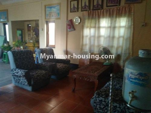 ミャンマー不動産 - 売り物件 - No.3415 - Two storey landed house for sale near F.M.I City, Hlaing Thar Yar! - living room view