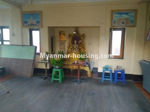 缅甸房地产 - 出售物件 - No.3415 - Two storey landed house for sale near F.M.I City, Hlaing Thar Yar! - prayer room area