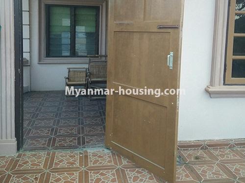 Myanmar real estate - for sale property - No.3415 - Two storey landed house for sale near F.M.I City, Hlaing Thar Yar! - downstairs view