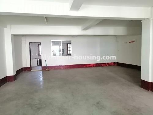 Myanmar real estate - for sale property - No.3417 - Fourth floor apartment for sale in Lanmadaw! - another view of hall
