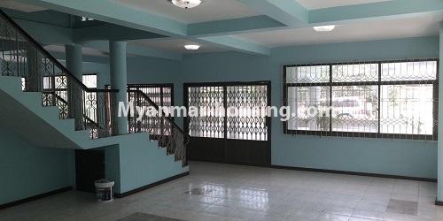 缅甸房地产 - 出售物件 - No.3420 - Nice Villa for sale in Thiri Yeik Mon Housing, Mayangone! - ground floor interior view