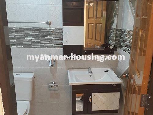 Myanmar real estate - for sale property - No.3421 - Four storey landed house with spacious halls for sale in Mayangone! - bathroom view