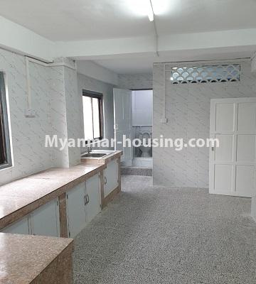 Myanmar real estate - for sale property - No.3430 - Newly renovated 2BHK apartment room for sale in Sanchaung! - kitchen view