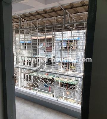 缅甸房地产 - 出售物件 - No.3430 - Newly renovated 2BHK apartment room for sale in Sanchaung! - balcony 
