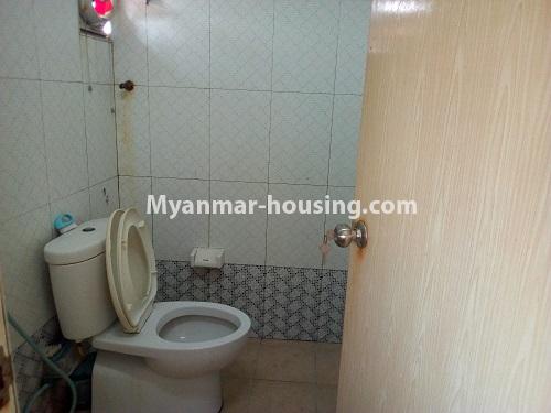 Myanmar real estate - for sale property - No.3432 - 2 BHK China Town Condo room for sale in Lanmadaw! - common toilet view