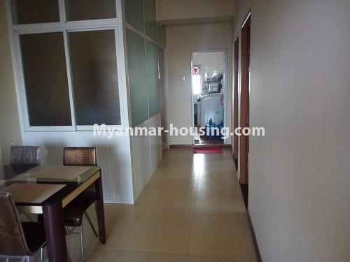 Myanmar real estate - for sale property - No.3432 - 2 BHK China Town Condo room for sale in Lanmadaw! - corridor and storage view