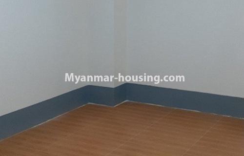 Myanmar real estate - for sale property - No.3444 - Decorated newly built condominium room for sale in Yankin! - bedroom view