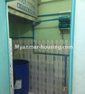 Myanmar real estate - for sale property - No.3449 - Second floor apartment room for sale in Hlaing! - bathroom view