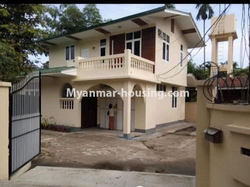 Myanmar real estate - for sale property - No.3456 - 4090 sq.ft land with two storey  house for sale, 7 Mile, Mayangone! - house view