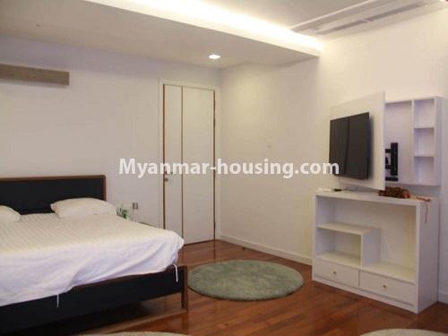 Myanmar real estate - for sale property - No.3460 - Luxurious  Serene condominium room for sale in South Okkalapa! - another bedroom view