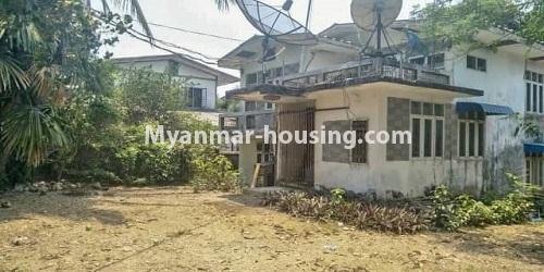 Myanmar real estate - for sale property - No.3465 - Landed house for sale in Bahan! - compound view