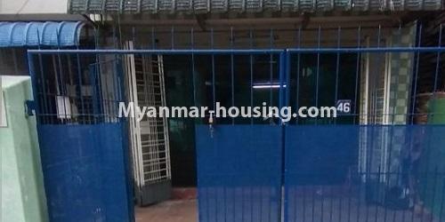 缅甸房地产 - 出售物件 - No.3469 - Ground Floor and First Floor for sale in Sanchaung! - front view of ground floor