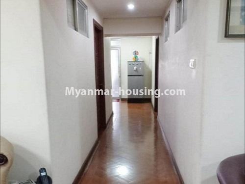 Myanmar real estate - for sale property - No.3470 - 3BHK Decorated Condominium Room for Sale on New University Avenue Road, Bahan! - hallway view