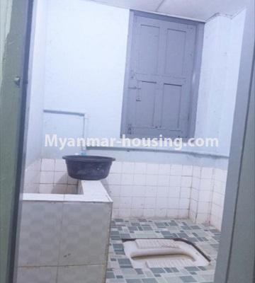 Myanmar real estate - for sale property - No.3483 - Two bedroom apartment for slae in Pan Hlaing housing, Kyeemyintdaing! - toilet
