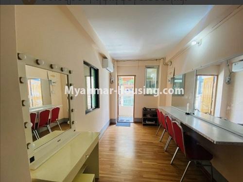 Myanmar real estate - for sale property - No.3484 - First Floor Apartment for Sale in Sanchaung! - another view of living room area
