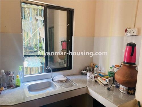 Myanmar real estate - for sale property - No.3484 - First Floor Apartment for Sale in Sanchaung! - kitchen