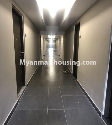 Myanmar real estate - for sale property - No.3493 -  City Loft Condominium Room for Sale in Thanlyin Star City! - hallway