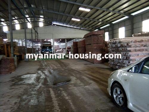 缅甸房地产 - 土地物件 - No.2409 -  For Rent  on Main Road at Hlaing Thar Yar Industrial Zone - 