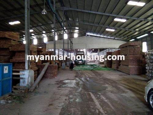 Myanmar real estate - land property - No.2409 -  For Rent  on Main Road at Hlaing Thar Yar Industrial Zone - 