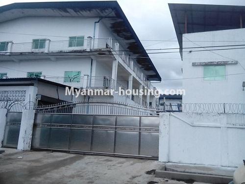 Myanmar real estate - land property - No.2509 - Warehouse for rent in Zone 2, Hlaing Thar! - warehosue anouter entrance view