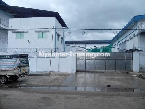 Myanmar real estate - land property - No.2509 - Warehouse for rent in Zone 2, Hlaing Thar! - another entrace view