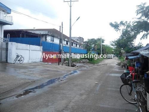 ミャンマー不動産  - 土地物件 - No.2509 - Warehouse for rent in Zone 2, Hlaing Thar! - road view