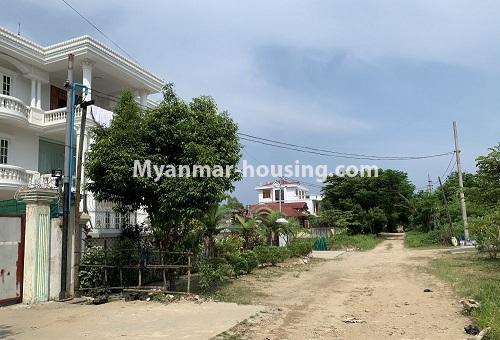 Myanmar real estate - land property - No.2539 - Land for rent in North Dagon! - land view