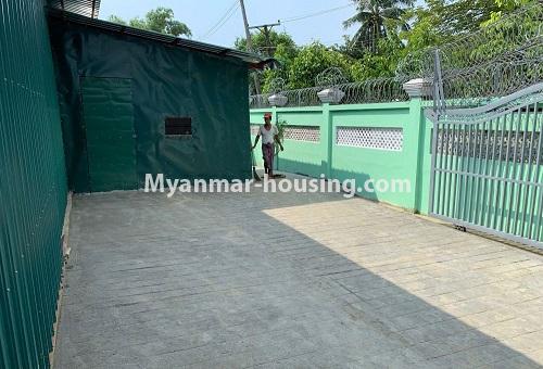 Myanmar real estate - land property - No.2540 - Warehouse for rent in North Dagon! - inside view