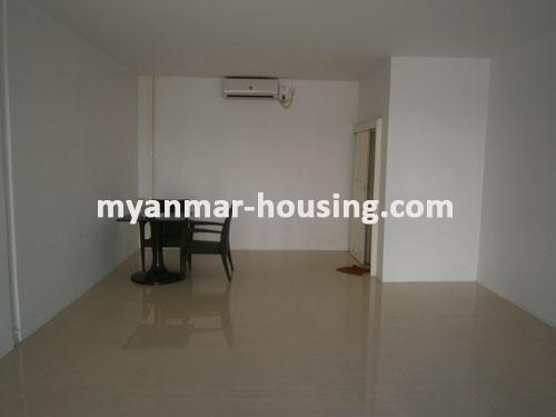 Myanmar real estate - for rent property - No.1050 - A good suitable place for office and showroom ! - View of  the inside.