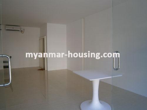 Myanmar real estate - for rent property - No.1050 - A good suitable place for office and showroom ! - View of the inside.