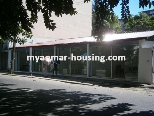 Myanmar real estate - for rent property - No.1051 - A very good location for business ! This property will be missed ! - View of the outside
