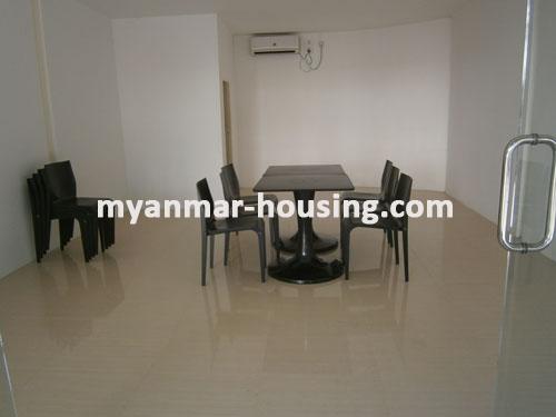 Myanmar real estate - for rent property - No.1053 - Good for opening an office and a shop in Dagon ! - View of the inside.