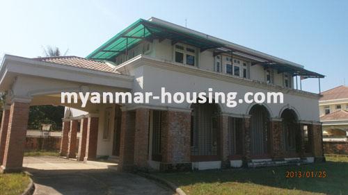 မြန်မာအိမ်ခြံမြေ - ငှားရန် property - No.1088 - N/Aview of the enormous house.