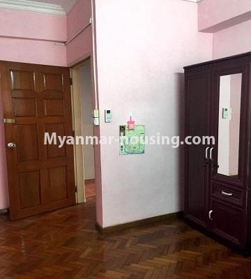 Myanmar real estate - for rent property - No.1125 - Furnished 3BHK condominium room for rent in Hlaing! - another view of single bedroom 